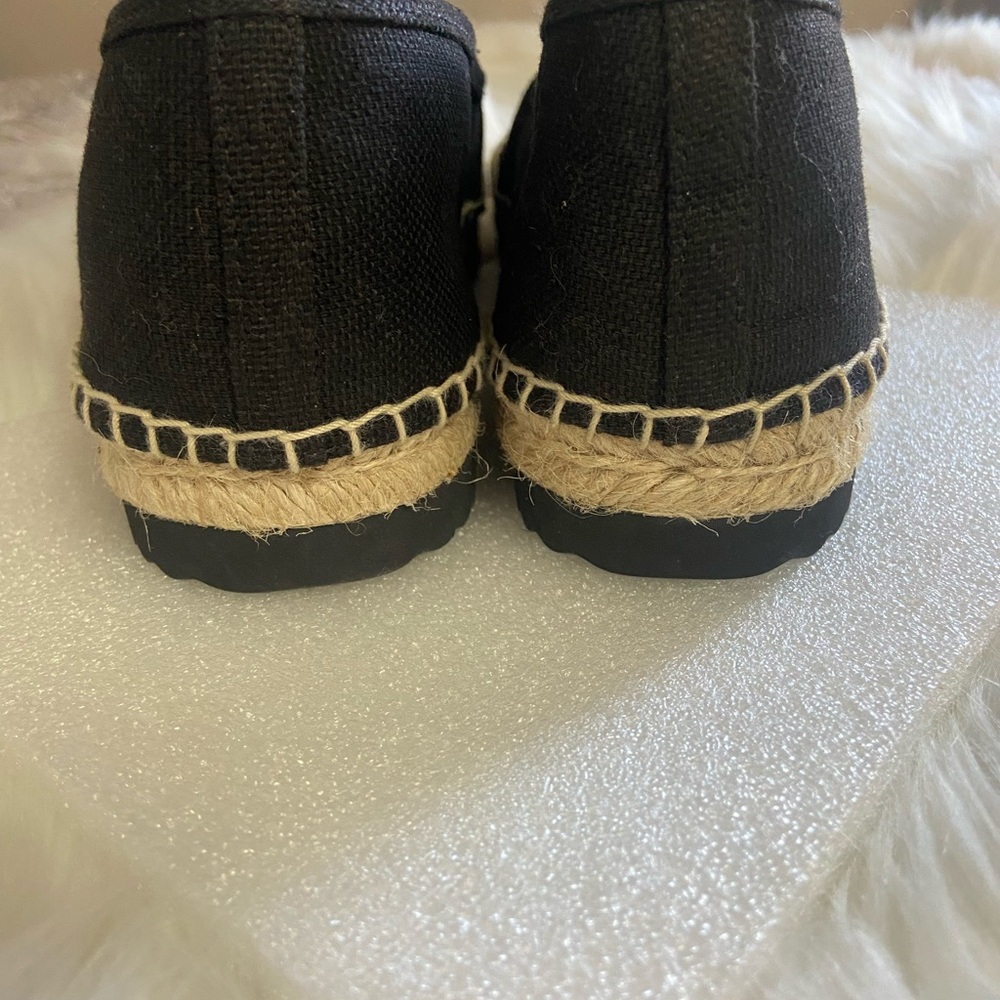Michael Michael Kors Sz 8 Black Espadrilles - Picture 4 of 7